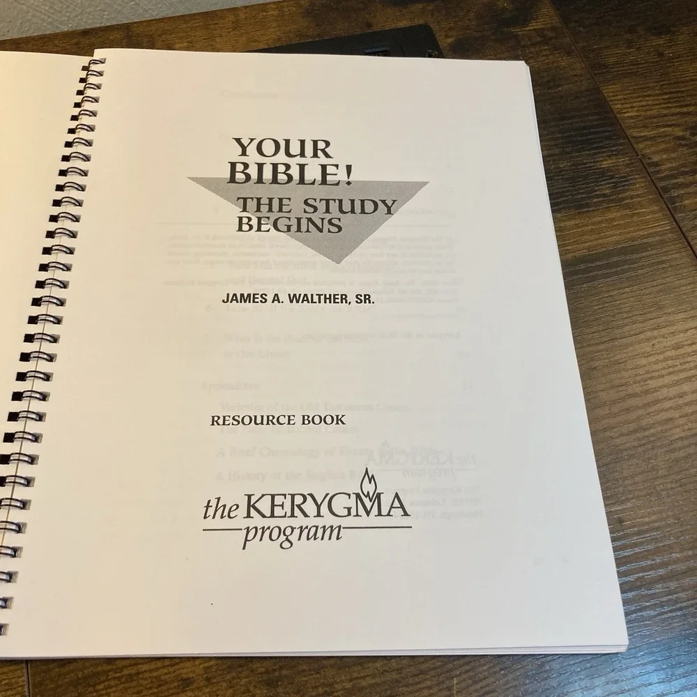 Your Bible The Study Begins‎ Walther Resource Book Kerygma Program